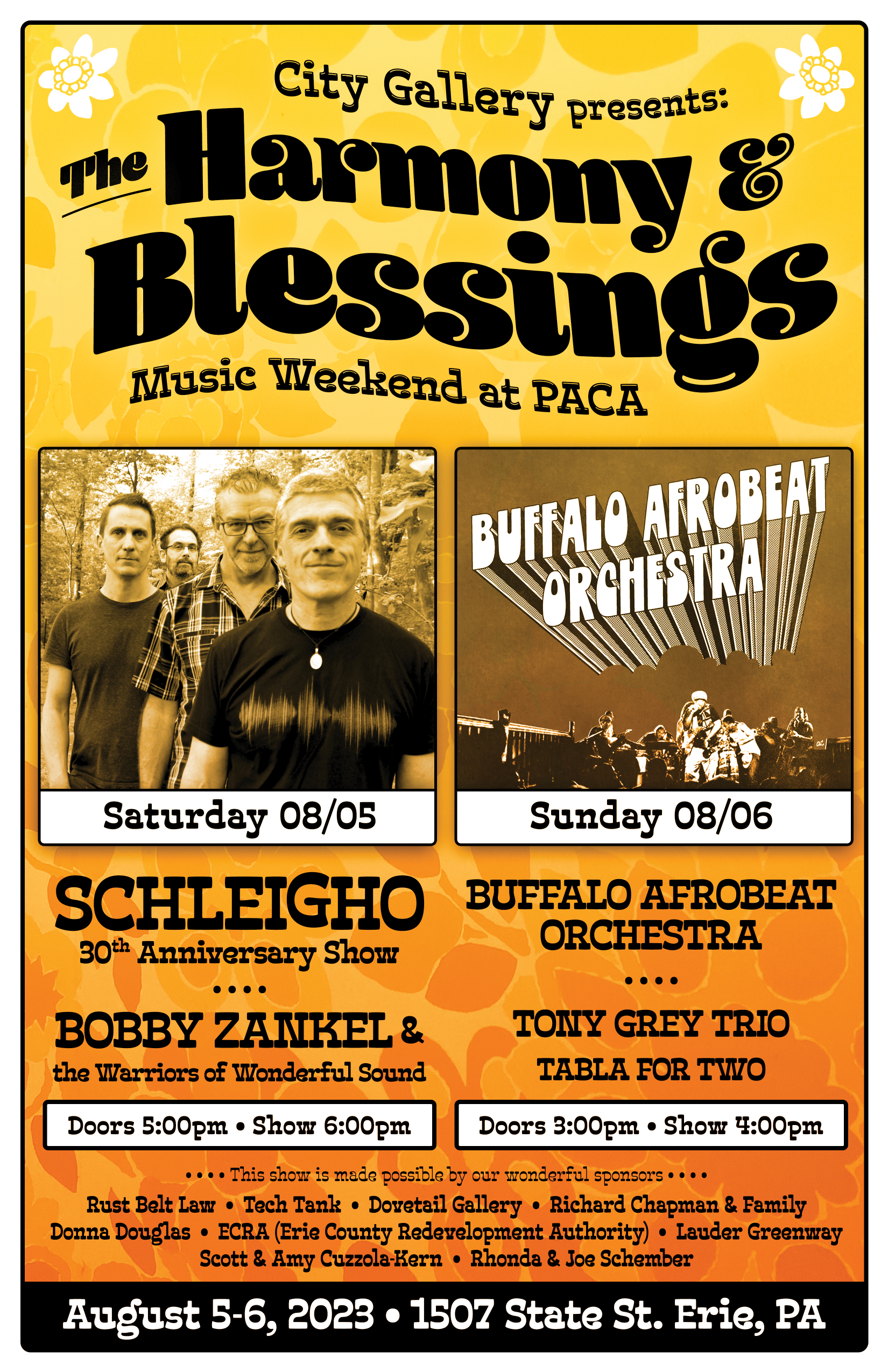 The Harmony and Blessings Music Weekend at PACA