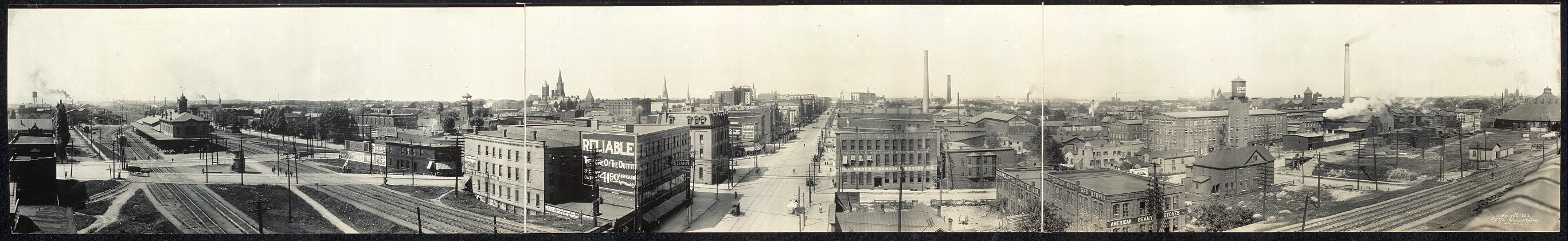 Erie from the Roof of PACA 1911